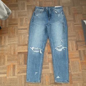 american eagle size 4 regular mom jeans